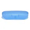 Atacado de Fábrica Estojo Grande para Óculos Óculos Planos Óculos para Miopia Estojo de Plástico Estojo para Óculos de Sol Estojo Azul Transparente para Óculos
