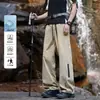 Pantalones Largos Casuales de Hombre para Exteriores Estilo Americano con Velcro, Versátiles, Funcionales, Cortavientos, Novedad Primavera 2026