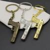Llavero con colgante de pistola simple con joyería explosiva de Amazon Xiyin Temu AliExpress