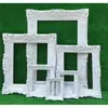 Moldura de Foto Estilo Europeu Retrô Moldura de Adereço para Cena de Casamento Moldura de Decoração de Casamento de Plástico Moldura para Foto de Vestido de Noiva Ornamento