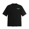 Marca de Moda Americana Representa Logo Básico Pequeño Letra Camiseta de Manga Corta Holgada Casual para Hombre y Mujer Transfronteriza Media Manga