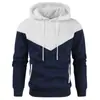 Sudadera de Moda con Bloques de Color para Hombre, Estilo Europeo y Americano 2026, para Amazon Transfronterizo, Top Deportivo Casual para Hombre