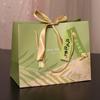 Bolsa de Regalo del Festival del Bote del Dragón Bolsa Tote para Zongzi Bolsa de Empaque a Granel para Zongzi de Carne Bolsa de Papel con Tarjeta de Papel con Cinta