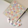 Wangyuan Calcomanía Adhesiva para Uñas Artísticas Repujada 5D Estrella de Mar Oceánica Casual La Más Fácil para Combinar Color Calcomanía de Estrella para Uñas Venta al por Mayor