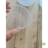 Contenedor de comida desechable caja redonda para llevar caja rectangular para almuerzo tazón de plástico grueso de grado alimenticio caja para llevar de sopa y fideos con