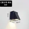 Luz de Pared LED para Exteriores Impermeable Foco Lavaluz de Pared para Exteriores Patio Balcón Escalera Luz de Pared Moderna Sencilla Uso Doméstico