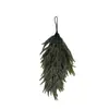 Temu Transfronterizo Goma Blanda Pino Colgante de Pared Planta Verde Decoración de Puerta Hogar Decoración Navideña Festiva Flores Artificiales Decoración del Hogar