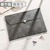 Bolsa para Arquivos A4 Bolsa Personalizada de Couro para Armazenamento de Documentos Pasta Grande Capacidade Espessada Impermeável Bolsa para Conferências de Negócios
