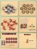 Herramientas de tejer kit de material DIY herramienta de tejer a mano para estudiantes tablero de espuma tablero base accesorios para hacer nudos