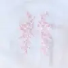 Nuevo Vestido de Novia Flor Blanca Hueso de Carro Encaje Floral Encaje Floral Accesorios Hecho a Mano DIY Joyería Tocado Parche de Flor