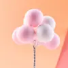 Decorações de Bolo de Aniversário Infantis Tendência Estilo Ins Coreano Urso Pintado à Mão Macarons Coloridos Balões 3D