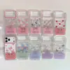 Funda de Teléfono Pegamento con Purpurina Acrílico Dazzling Shadow Cuatro en Uno Adecuada para Apple 1716 Promax Patrón Pintado Punto Diamante