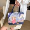 Bolso de Lona de Moda para Mujer 2026 Nuevo Modelo Bolso Tote Bolsa para Lonchera Minibolsa de Mano Bolsa para Almuerzo de Estudiante y Viajero al por Mayor