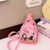 Bolsa de Peito para Bebê no Atacado, Bolsa Pequena de Ombro Casual com Desenho Animado para Crianças, Porta-moedas para Viagem ao Ar Livre para Meninos e Meninas do Jardim de Infância