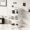 Prateleira de Armazenamento, Prateleira Fofa de Organização para Casa, Prateleira de Barra, Suporte de Copos Qihang Multicamadas, Prateleira de Armazenamento para Copos de Mesa, Suporte de Copos de Acrílico