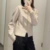 C ropa de mujer 2023 otoño e invierno nuevo suéter corto ajustado cárdigan de punto de lana para mujer 1112132002