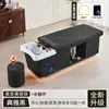 Cama de Lavado de Cabello para Barberías de Exportación Transfronteriza, Cama de Masaje de Belleza con Vapor de Circulación de Agua Integrada con Calentador de Agua