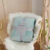 Mantas Personalizadas de Vellón de Coral en Múltiples Colores, Peso Personalizable Según la Demanda, Manta de Regalo con Sencillo Patrón de Espiga de Trigo