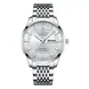 Reloj Guanqin para Hombre Reloj Mecánico Totalmente Automático Reloj Dorado Tendencia de Moda Luminoso Resistente al Agua de Negocios Correa de Acero Reloj para Hombre
