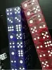 Não. 14 Dados Transparentes, Dados Vermelhos e Azul Escuro, Cantos Arredondados, Pontos Grandes, Copo Agitador para Beber, Ktv, Bar de Boate