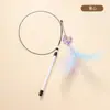 Vara Engraçada para Gato Lagarta Brinquedo para Gato Arame Pena Vara Engraçada para Gato Brinquedo Interativo para Brincar para Gato Atacado Suprimentos para Animais de Estimação
