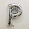 Globos de Letras de 32 pulgadas en Dorado, Plateado, Oro Rosa, Alfabeto Inglés A-Z Globo de Papel de Aluminio Decoración, Venta al por Mayor de Globos Transfronteriza