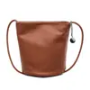 Bolso Cubo Retro para Mujer 2025 Nuevo Bolso de Mano de Moda Bolso de Hombro Gran Capacidad Elegante Bolso de Axila