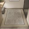 Alfombra tapete de entrada fácil de cuidar alfombra de sala de estar sentido de alta gama puerta tapete antideslizante para pies pasillo tapete resistente a las manchas