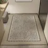 Tapete de Puerta de Entrada Hogar Lujo Ligero de Alta Gama Entrada de Villa Alfombra Antideslizante para Pies Entrada Entrada Alfombra Resistente a la Suciedad