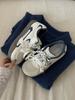 Zapatos de Entrenamiento Alemanes de Doble Malla Rosa para Mujer, Ugly Cute, Nuevos de Primavera y Verano, Chic de Nicho, Estilo Coreano, de Caña Baja, Versátiles, Deportivos, Blancos