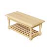 1:Mesa de comedor rectangular de color roble europeo con muebles en miniatura para casa de muñecas de 12 pulgadas