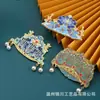 Ímã de Geladeira de Metal Museu Nacional da China Souvenirs Culturais e Criativos Ímã de Geladeira Coroa de Fênix Ímã de Geladeira DIY Pingente de Pérola Estilo Chinês Ópera Sucção Magnética