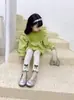 Pantalones de Niña Primavera y Otoño 2025 Estilo Nuevo Otoño Infantil Leggings Ajustados Elegantes Ropa Exterior para Bebé Pantalones Largos Elásticos
