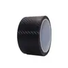 Pegatina de coche de fibra de carbono 3D, tira protectora para umbral, cinta para parachoques, pegatina protectora impermeable para motocicleta y bicicleta