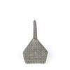 Diseño de Nicho Personalizado Hecho a Mano Bolso de Perlas con Cuentas para Mujer Moda Retro Tejido Poligonal Bolso de Mano Casual