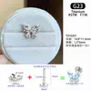 Stud de Orelha G23 Liga de Titânio 1.2mm de Espessura Rosca Interna, Stud de Orelha Osso Borboleta Grande Deslumbrante Moda Total Zircônia, Joia para Piercing de Orelha