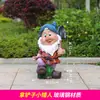 Escultura de Personagem de Desenho Animado Grande de Fibra de Vidro para Exterior Anão da Branca de Neve Artesanato Enfeites Decorativos para Jardim de Infância