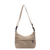 Bolso de hombro de nailon informal y sencillo de estilo japonés para mujer, bolso de viaje pequeño cuadrado, ligero y combinable, bolso cruzado para estudiantes.