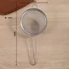 Suministro Directo de Fábrica Colador de Aceite de Acero Inoxidable, Tamiz de Aceite de Patrón Recto, Colador Grande, Tamiz de Harina, Herramienta de Horneado, Colador de Malla al por Mayor