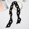 Bufanda Larga Delgada Estilo Coreano Bufanda Estampada Dongdaemun Estilo Coreano para Mujer Accesorios de Moda Pañuelo para la Cabeza Bufanda de Otoño e Invierno