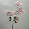 Arranjo de flores artificiais dália de 5 cabeças estilo nórdico para decoração de salão de casamento, arco de corredor, centro de mesa e arte floral