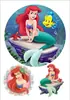 Papel de Arroz Glutinoso Impreso Transfronterizo Estilo Anime Pooh Hielo y Nieve Varios Personajes de Anime Decoración de Pastel de Papel de Arroz Glutinoso