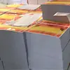 Atacado prêmio para alunos do ensino fundamental papel prêmio para crianças boas do jardim de infância impressão dourada acolchoado certificado de prêmio a4 formulação