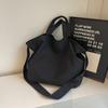 Bolsa de pano multicolorida transfronteiriça Nova moda feminina japonesa e coreana Ins Light Handbag Bolsa Crossbody de grande capacidade