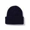 Gorro de Tricô Listrado Grosso Personalizável Outono e Inverno Aconchegante Aquece Gorro de Lã Pulôver Unissex Chapéu de Cor Sólida para Uso Externo