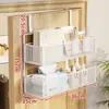 Estante de almacenamiento para colgar en la puerta con ganchos, estante de almacenamiento multicapa para detrás de la puerta del dormitorio, cesta de almacenamiento colgante sin taladro para detrás de la puerta de entrada, tipo oculto