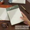 Bloco de Notas Magnético A5 para Escritório, Prancheta Magnética Simples, Bloco de Notas Portátil Rasgável, Bloco de Notas Personalizável