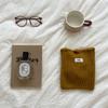 Bolsa para Teléfono Móvil Tejida a Mano Estilo Coreano de Huevo Hogar Otoño e Invierno Mini Linda Lana Tejida Hombro Cruzado