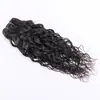 Cortina de pelo espumosa real Panxiu onda natural color natural mechones de cabello humano fábrica stock