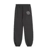 Sudadera con Capucha Patchwork Bordado Forrada de Polar Mertra Doble Capucha Conjunto de Pantalones Casuales Holgados Estilo High Street Americano para Hombre y Mujer